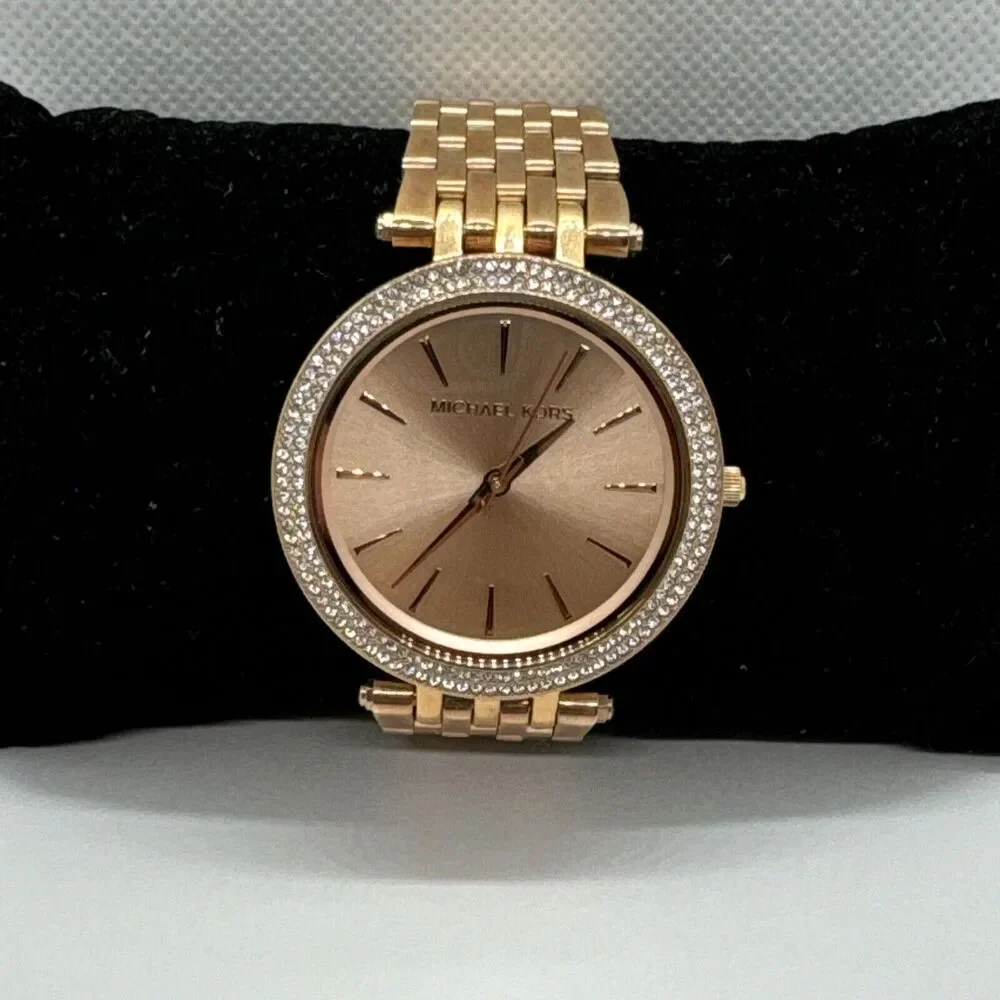 Michael Kors Darci MK3192 Women Rose Gold Analog Dial Quartz Wrist Watch JNA284